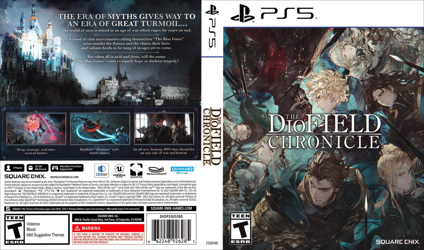 The Diofield Chronicle Cover Art - WOI Solutions