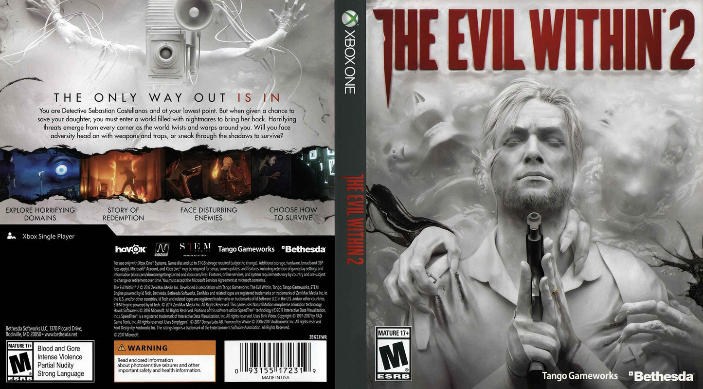The Evil Within 2 Cover Art - WOI Solutions