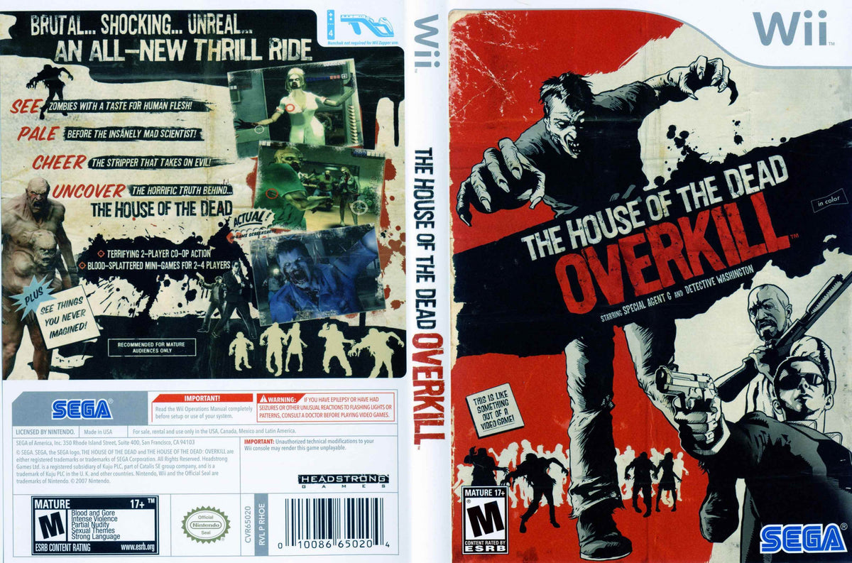 The House of the Dead Overkill Cover Art - WOI Solutions