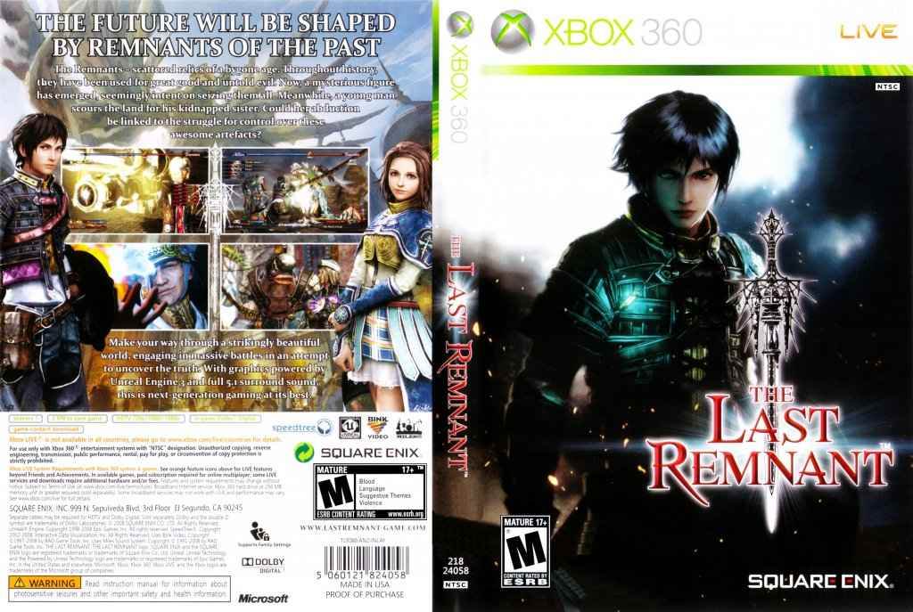The Last Remnant Cover Art - WOI Solutions