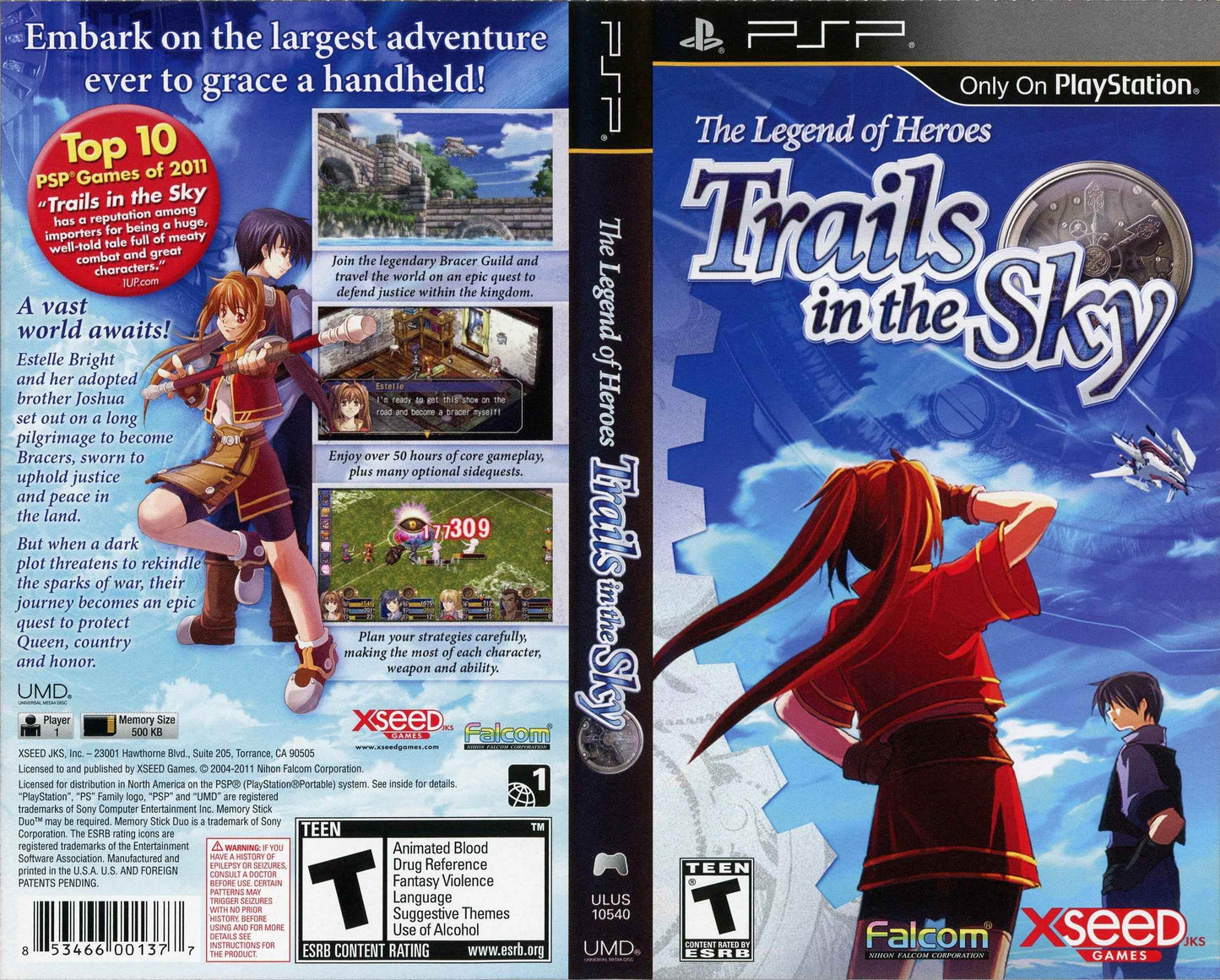 The Legend of Heroes Trails in the Sky Cover Art - WOI Solutions