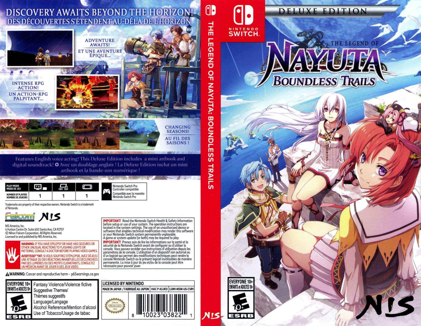 The Legend of Nayuta Boundless Trails Cover Art - WOI Solutions