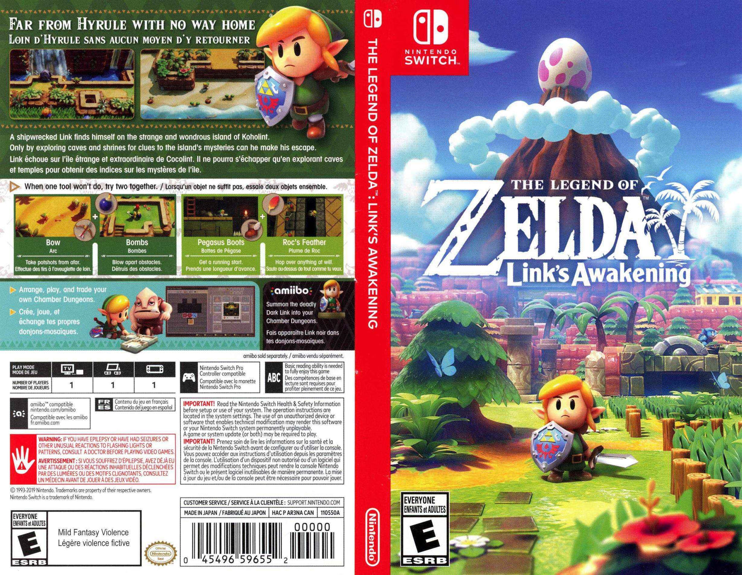 The Legend of Zelda Link’s Awakening Cover Art - WOI Solutions