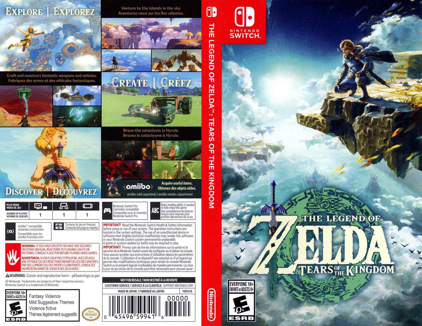The Legend of Zelda Tears of the Kingdom Cover Art - WOI Solutions