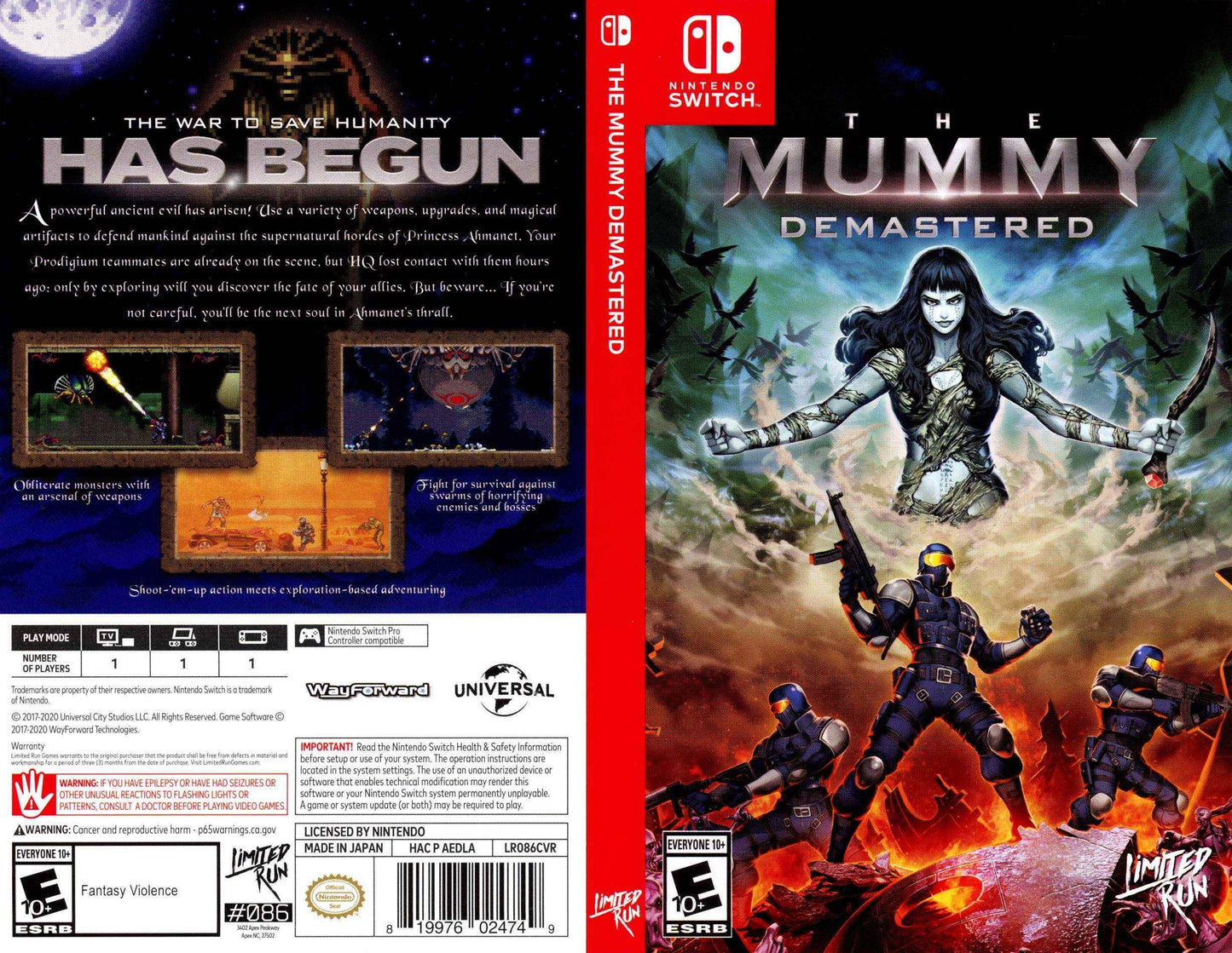 The Mummy Demastered Cover Art - WOI Solutions