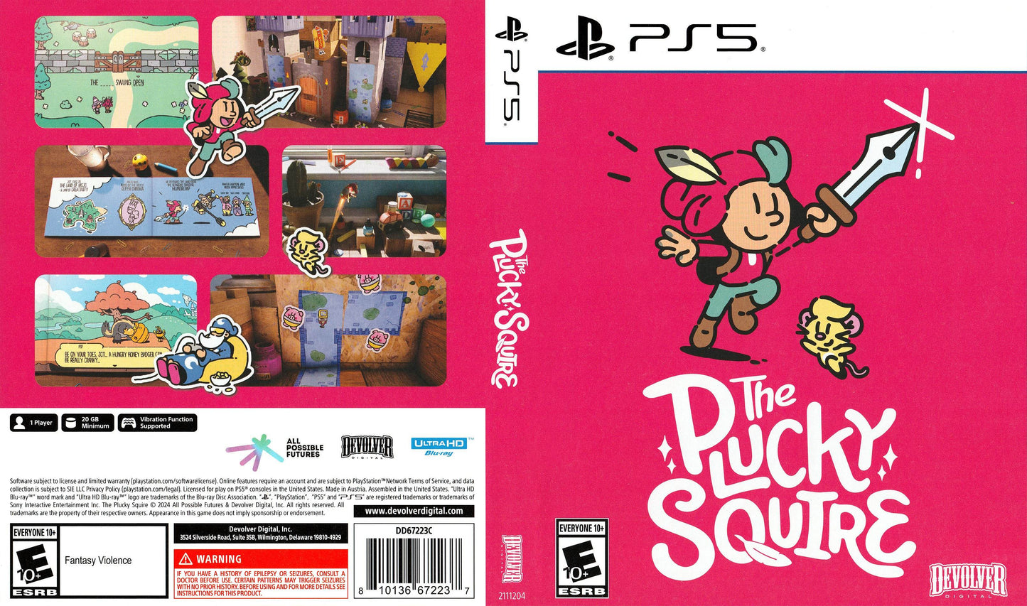 The Plucky Squire Cover Art - WOI Solutions