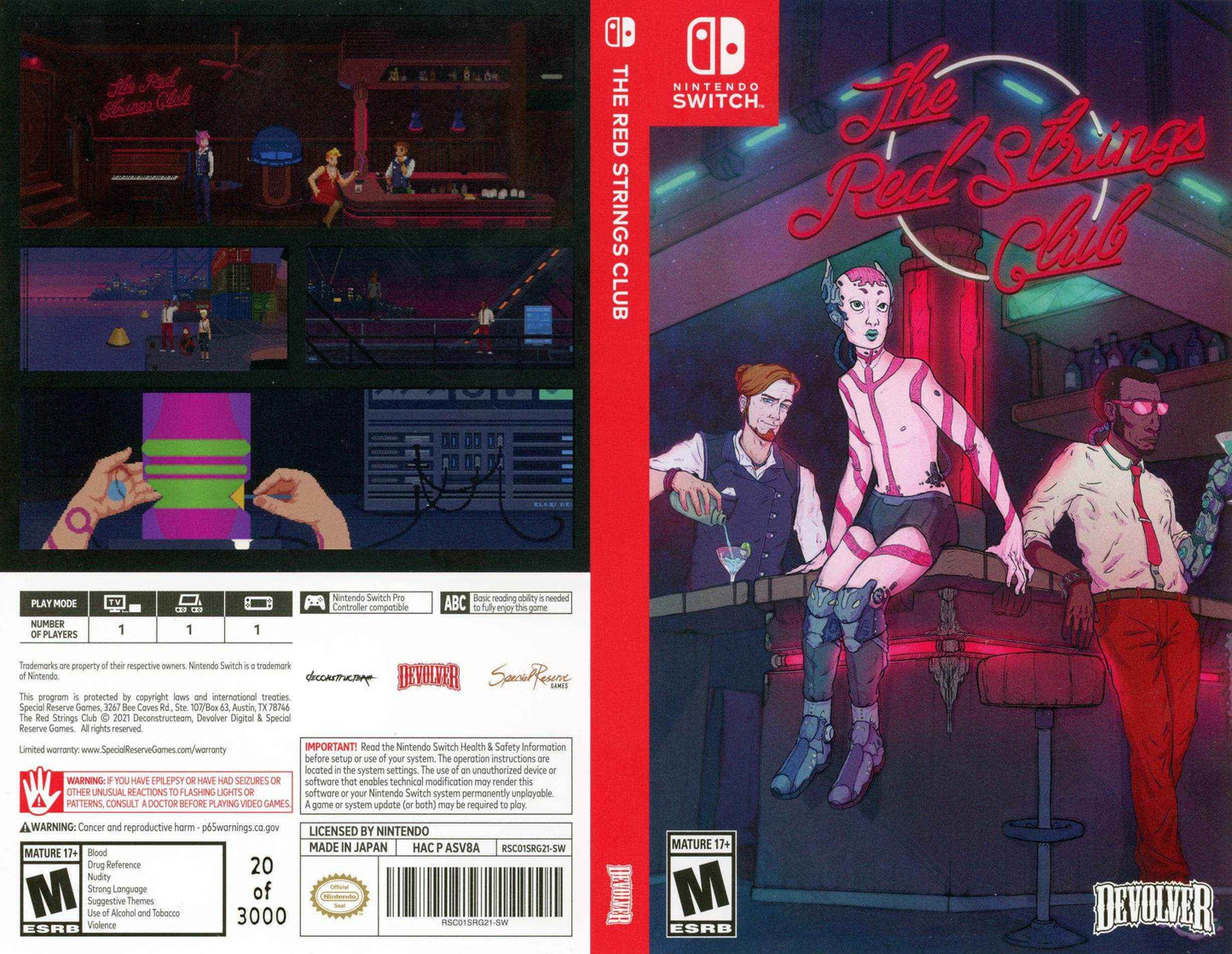 The Red Strings Club Cover Art - WOI Solutions