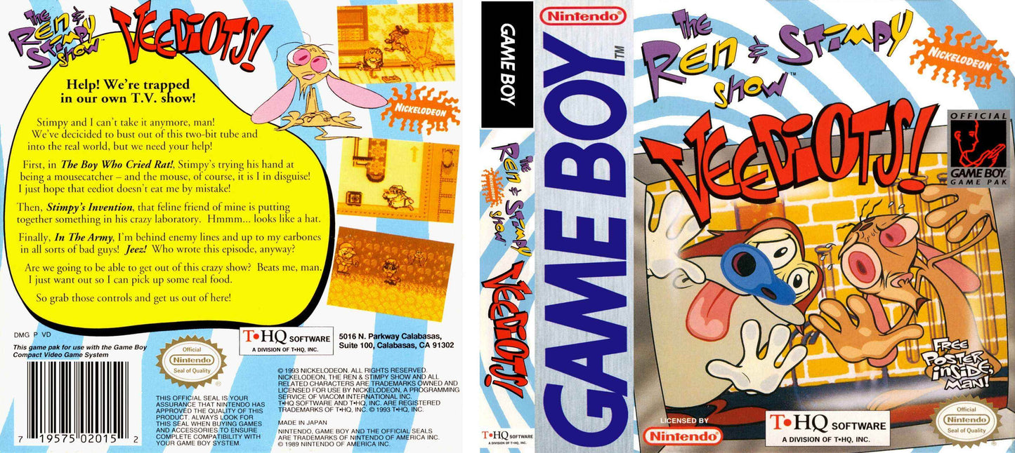 The Ren & Stimpy Show Veediots Cover Art - WOI Solutions