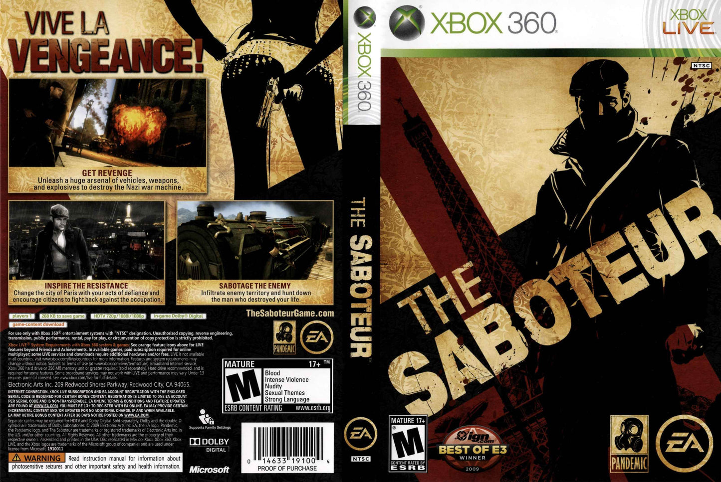 The Saboteur Cover Art - WOI Solutions