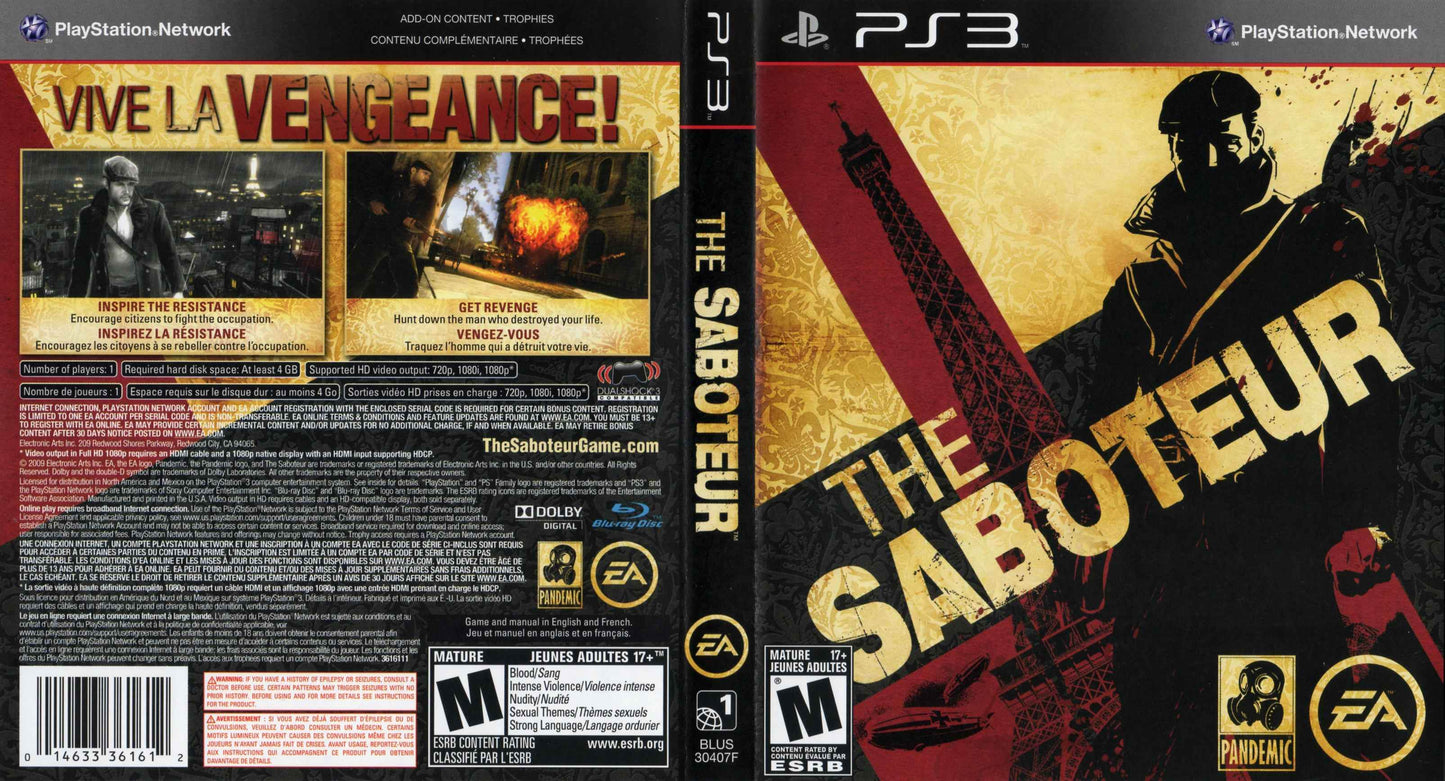 The Saboteur Cover Art - WOI Solutions