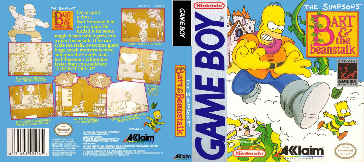 The Simpsons Bart and the Beanstalk Cover Art - WOI Solutions