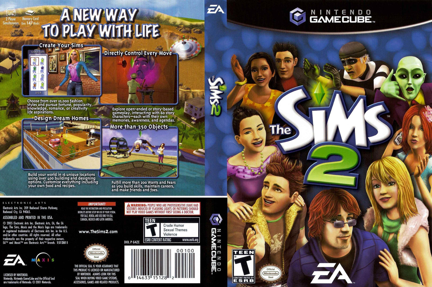 The Sims 2 Cover Art - WOI Solutions