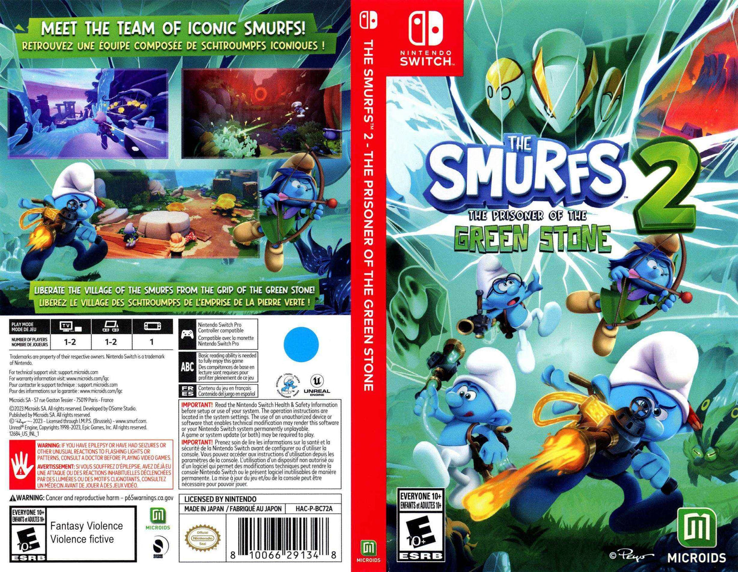 The Smurfs 2 The Prisoner of the Green Stone Cover Art - WOI Solutions