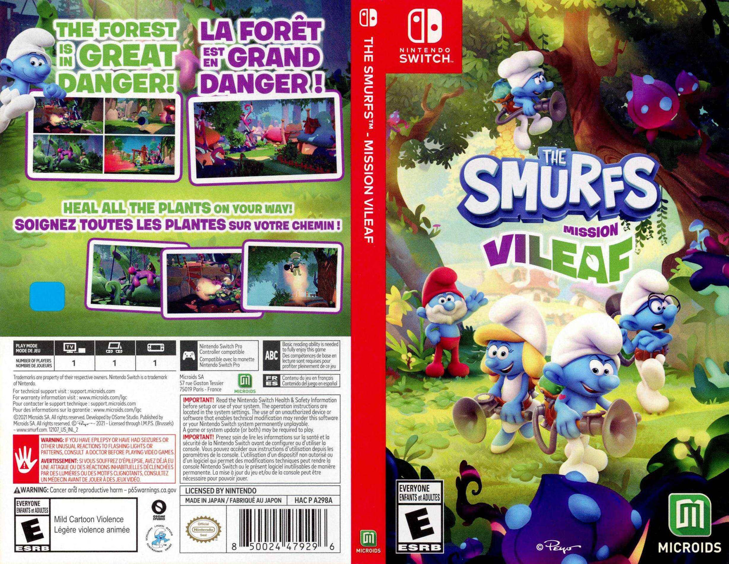 The Smurfs Mission Vileaf Cover Art - WOI Solutions