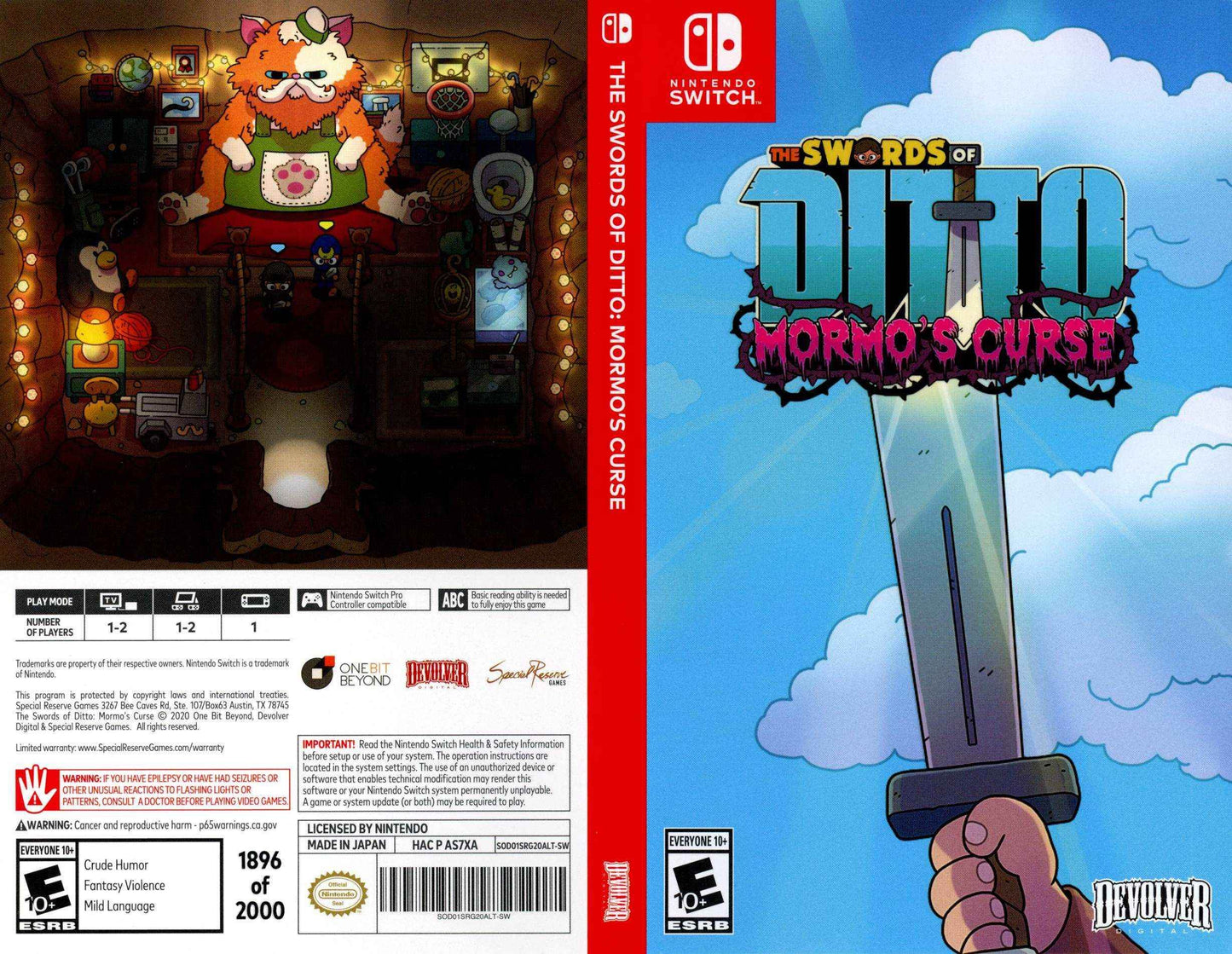 The Swords of Ditto Mormo's Curse Cover Art - WOI Solutions