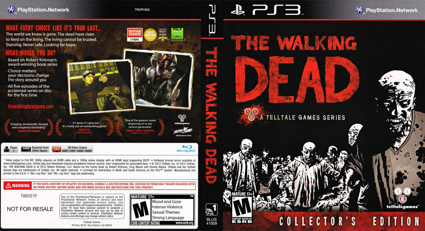 The Walking Dead Collector's Edition Cover Art - WOI Solutions