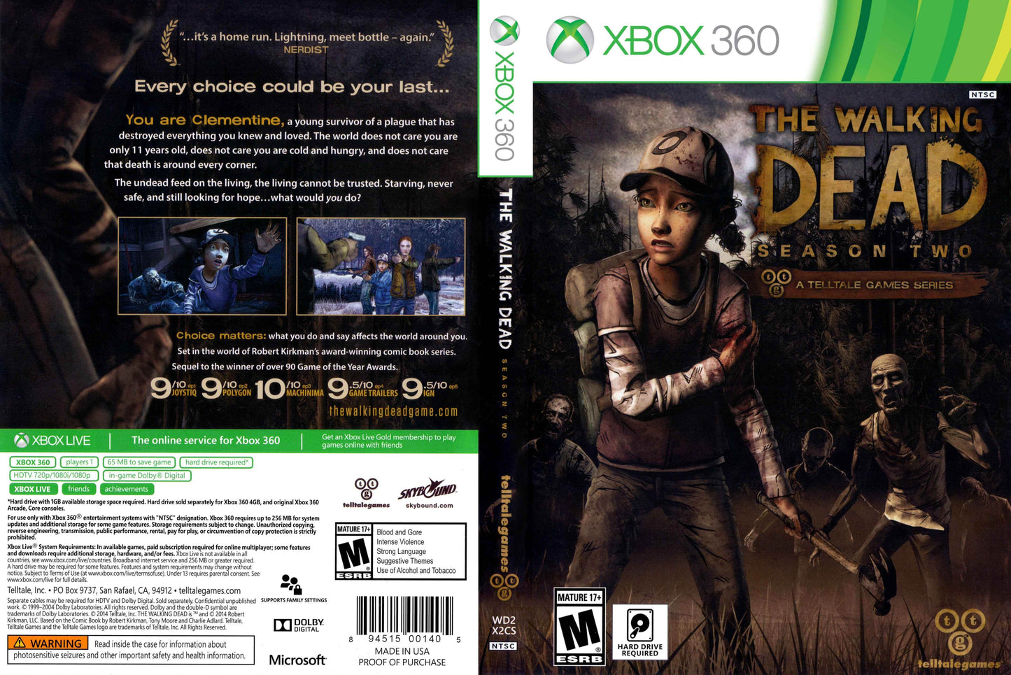 The Walking Dead Season 2 Cover Art - WOI Solutions