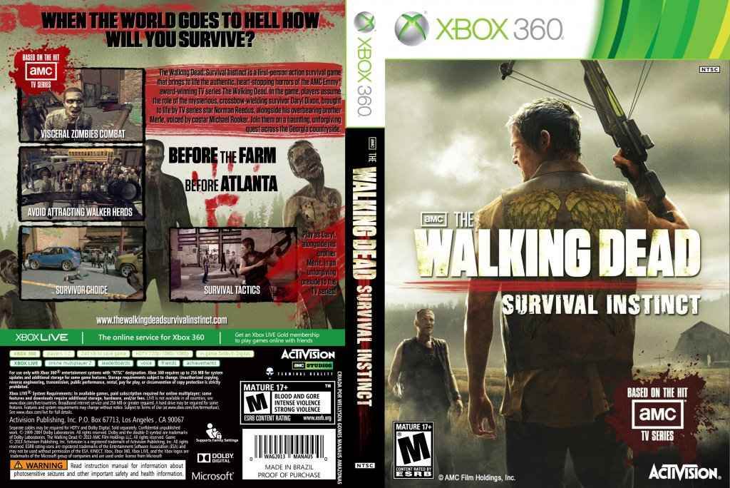 The Walking Dead Survival Instict Cover Art - WOI Solutions