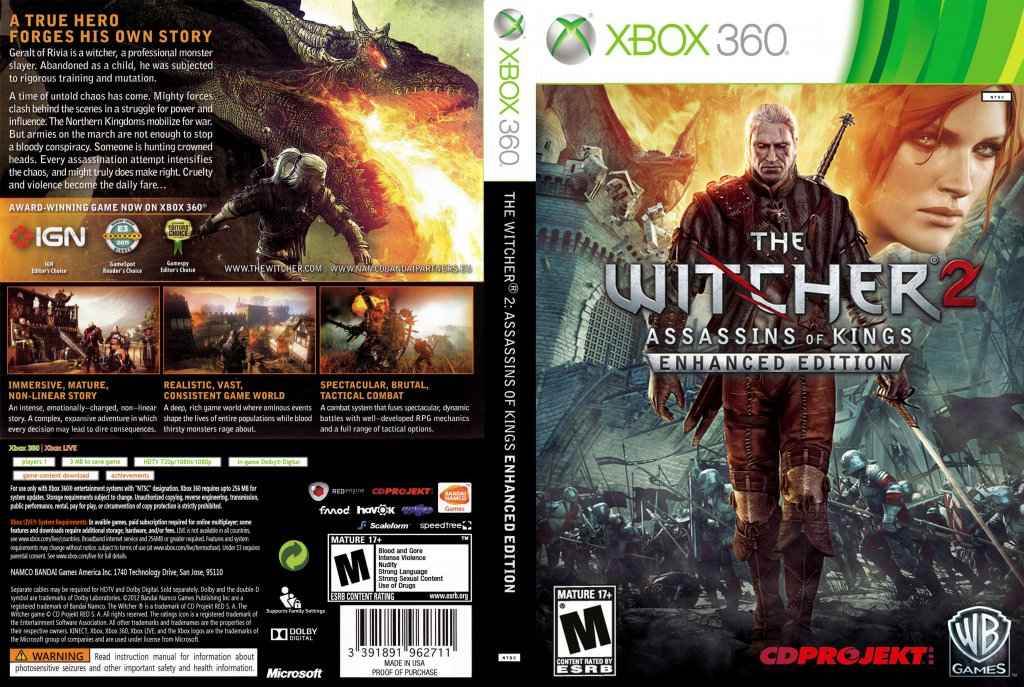 The Witcher 2 Assassins of Kings Cover Art - WOI Solutions