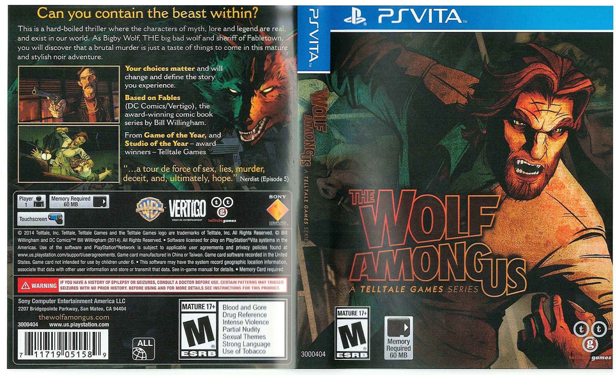 The Wolf Among Us Cover Art - WOI Solutions
