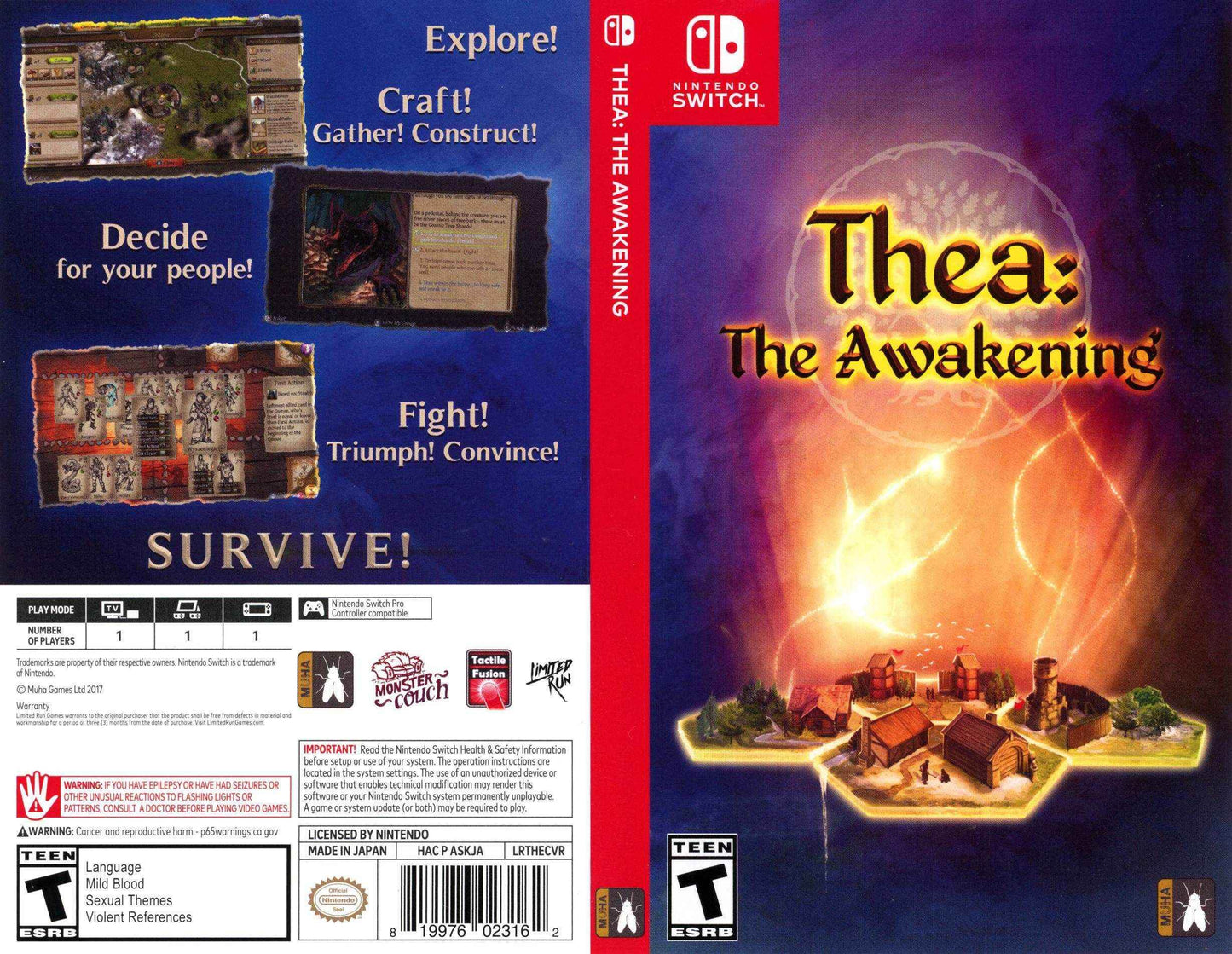 Thea The Awakening Cover Art - WOI Solutions