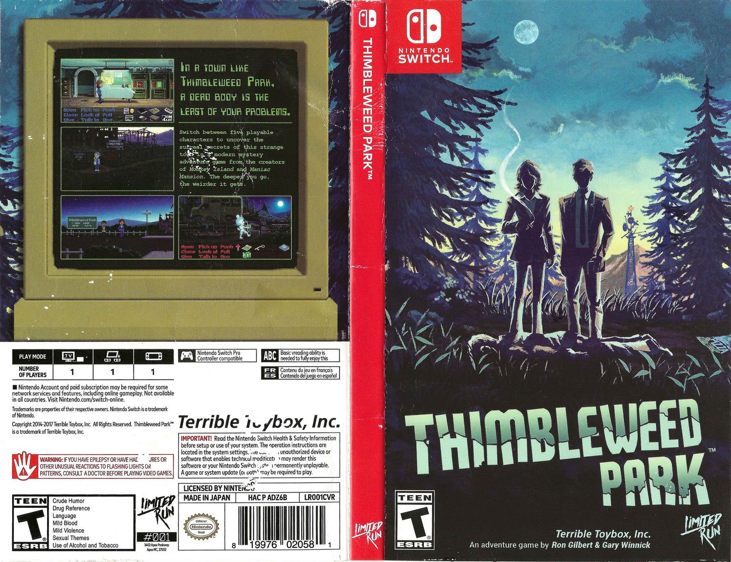 Thimbleweed Park Cover Art - WOI Solutions