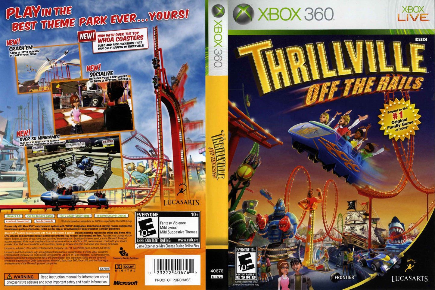Thrillville Off the Rails Cover Art - WOI Solutions
