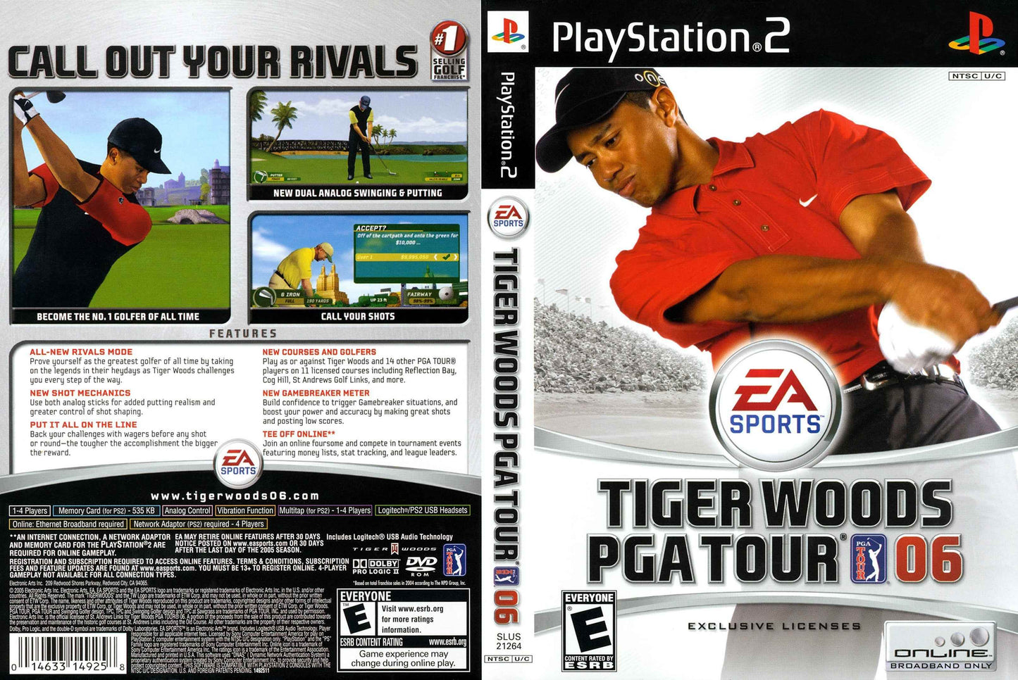 Tiger Woods PGA Tour 06 Cover Art - WOI Solutions