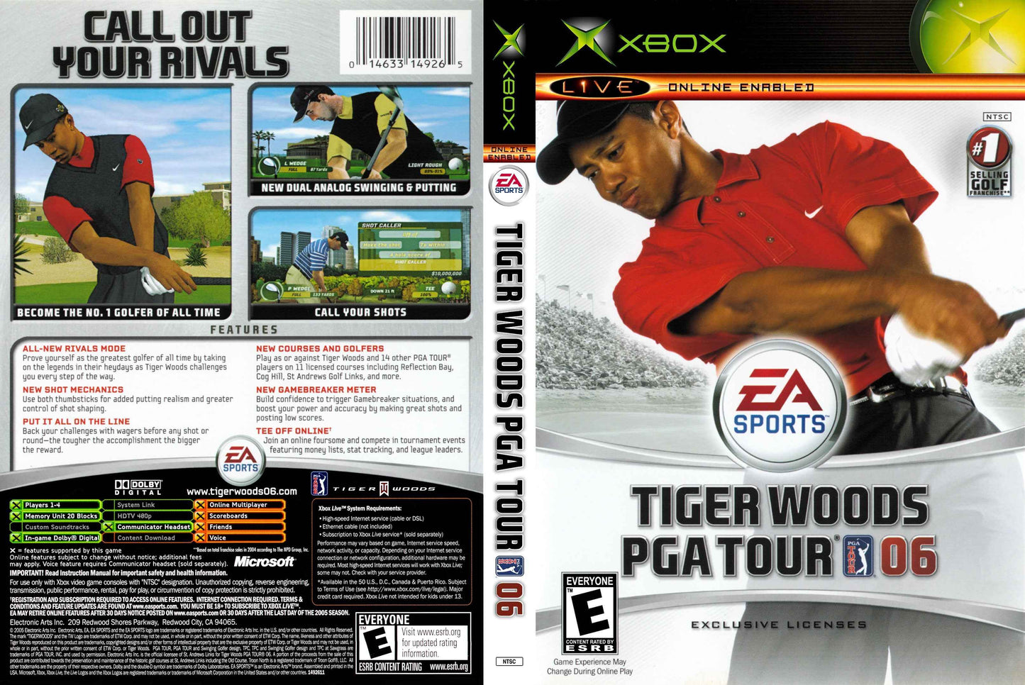 Tiger Woods PGA Tour 06 Cover Art - WOI Solutions