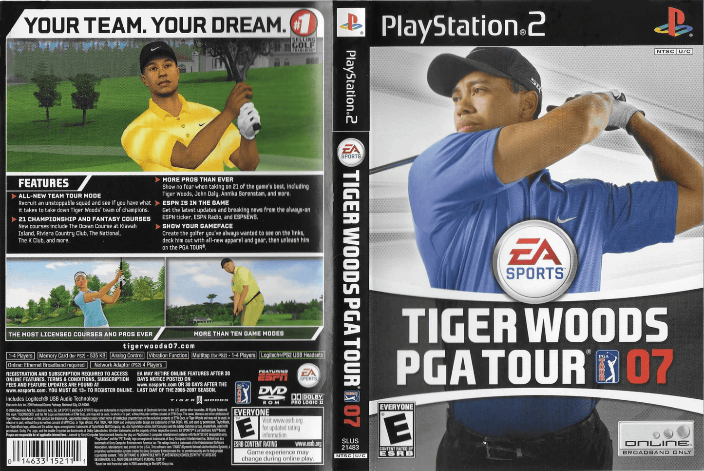 Tiger Woods PGA Tour 07 Cover Art - WOI Solutions