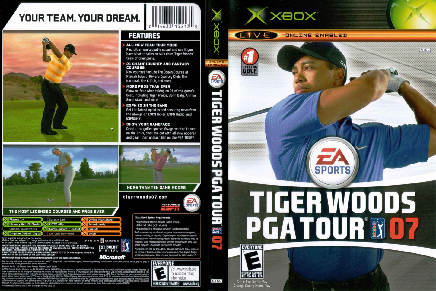 Tiger Woods PGA Tour 07 Cover Art - WOI Solutions