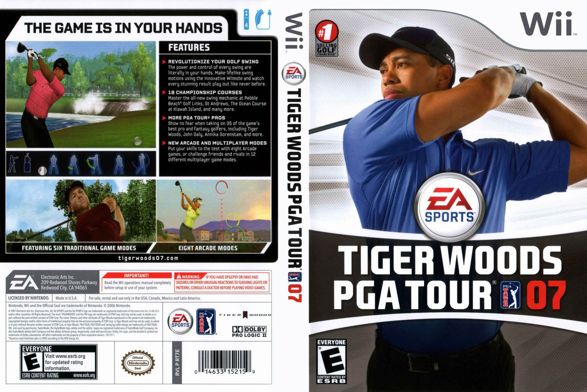 Tiger Woods PGA Tour 07 Cover Art - WOI Solutions