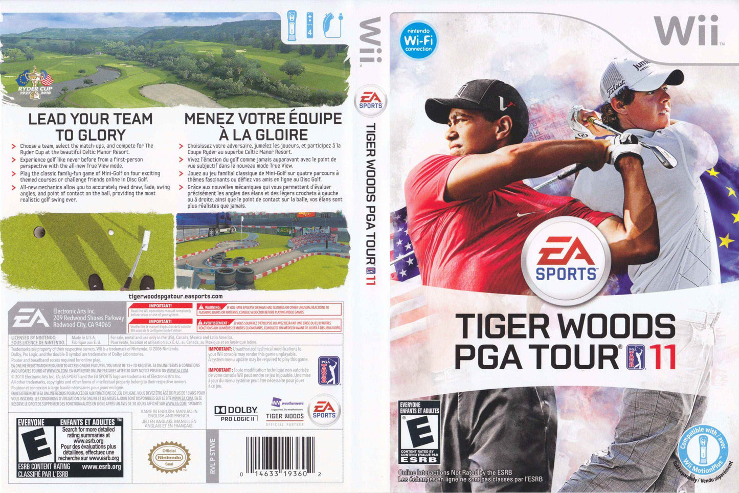 Tiger Woods PGA Tour 11 Cover Art - WOI Solutions