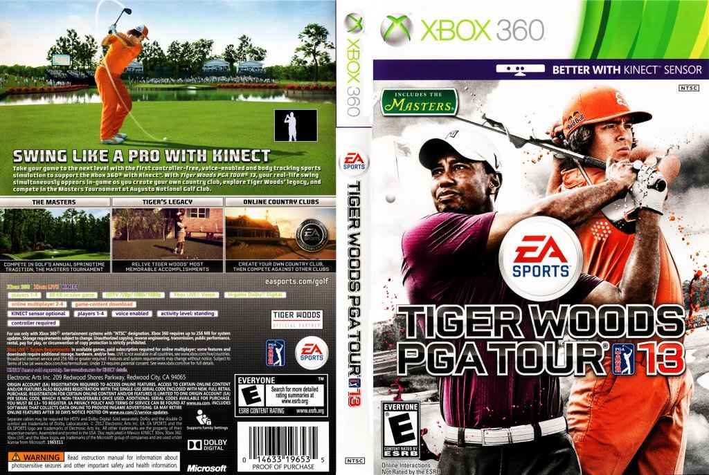 Tiger Woods PGA Tour 13 Cover Art - WOI Solutions
