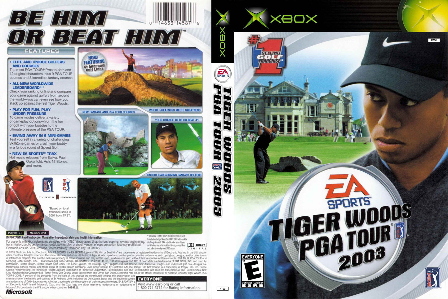 Tiger Woods PGA Tour 2003 Cover Art - WOI Solutions