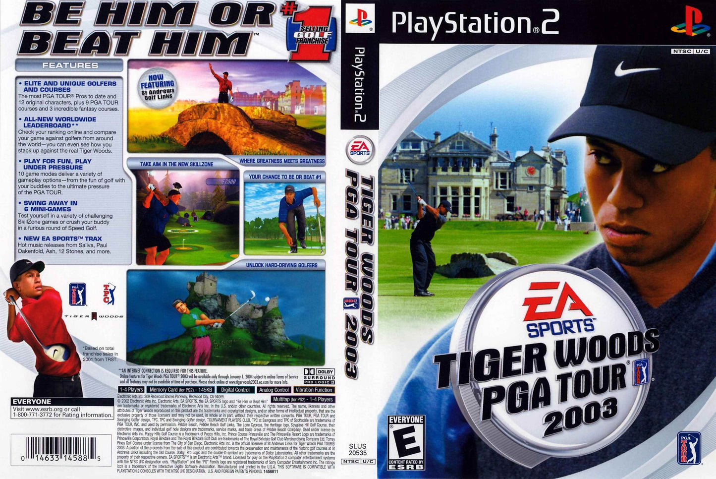 Tiger Woods PGA Tour 2003 Cover Art - WOI Solutions