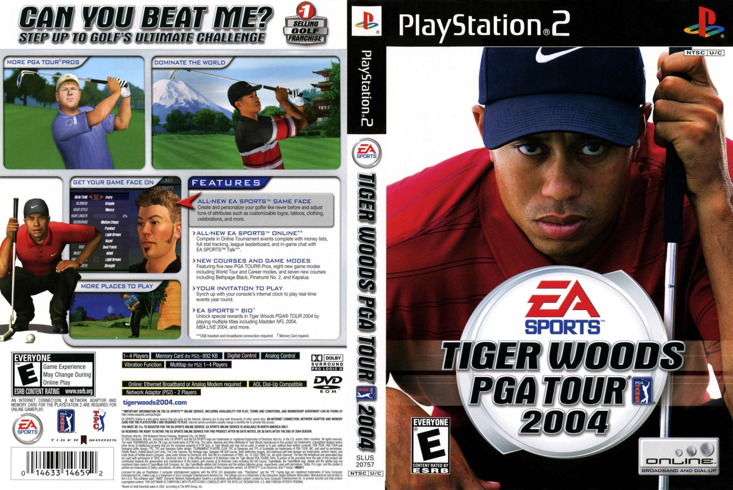 Tiger Woods PGA Tour 2004 Cover Art - WOI Solutions