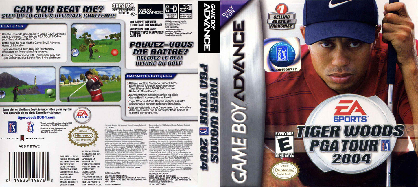 Tiger Woods PGA Tour 2004 Cover Art - WOI Solutions