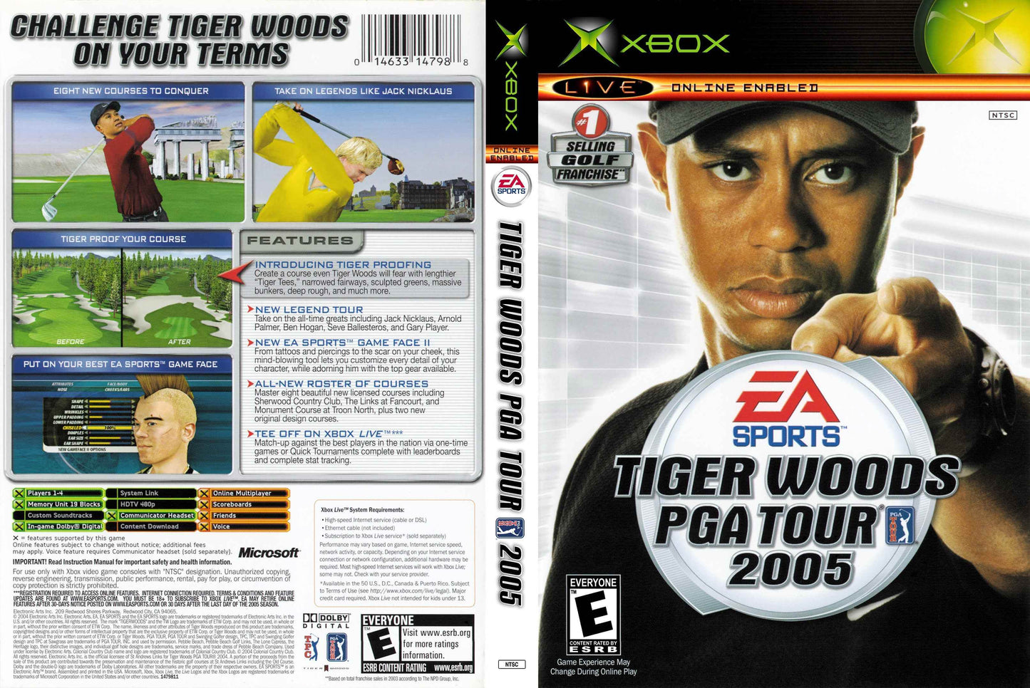 Tiger Woods PGA Tour 2005 Cover Art - WOI Solutions