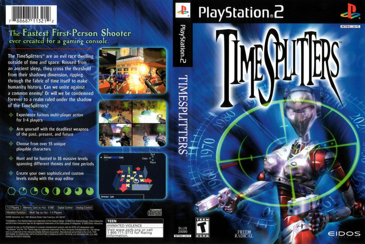 Time Splitters Cover Art - WOI Solutions