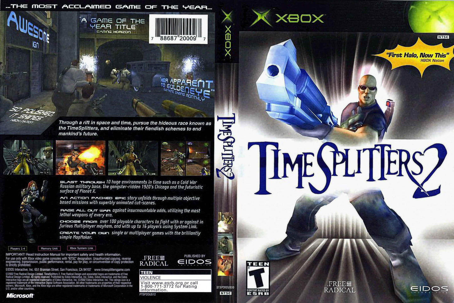 TimeSplitters 2 Cover Art - WOI Solutions
