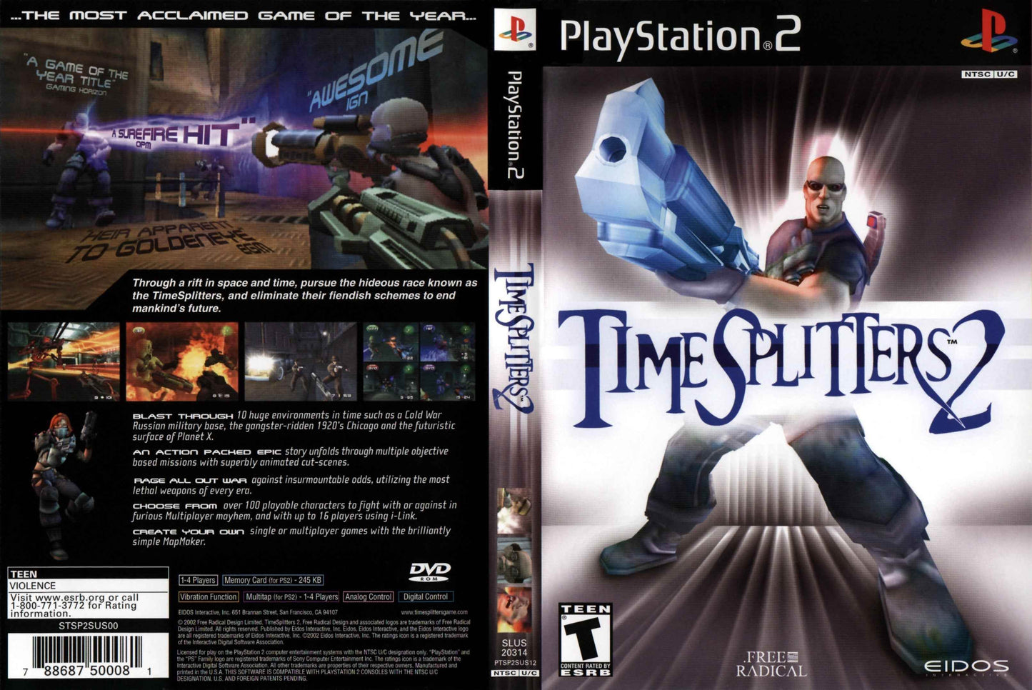 Time Splitters 2 Cover Art - WOI Solutions