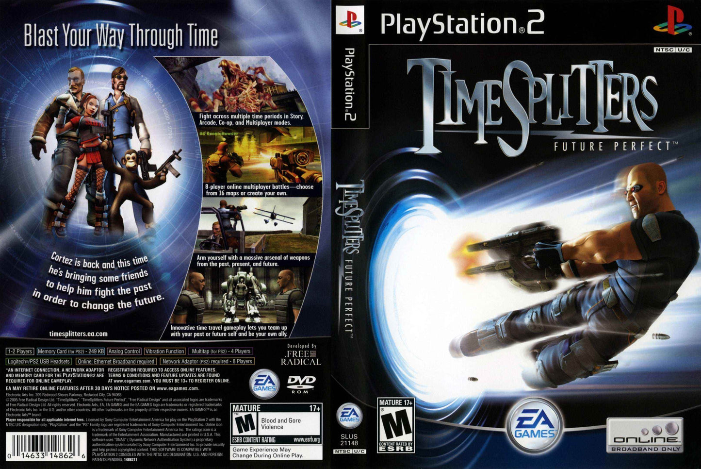 Time Splitters Future Perfect Cover Art - WOI Solutions