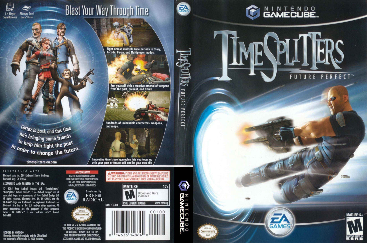 TimeSplitters Future Perfect Cover Art - WOI Solutions