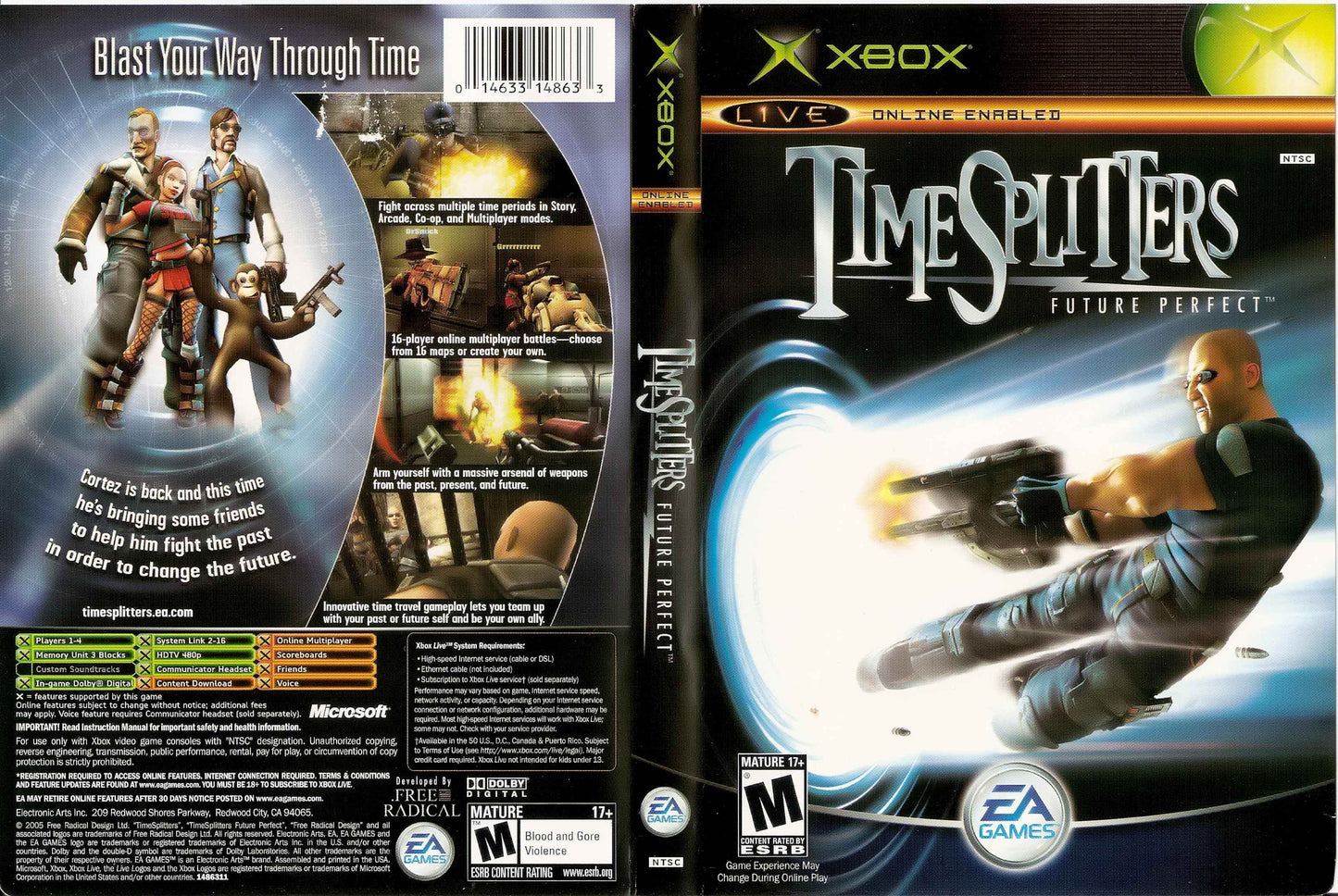 TimeSplitters Future Perfect Cover Art - WOI Solutions