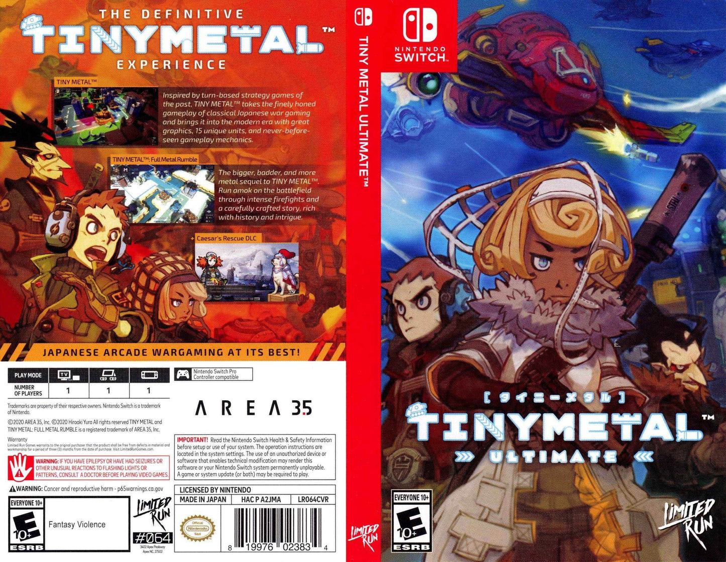 Tiny Metal Ultimate Cover Art - WOI Solutions