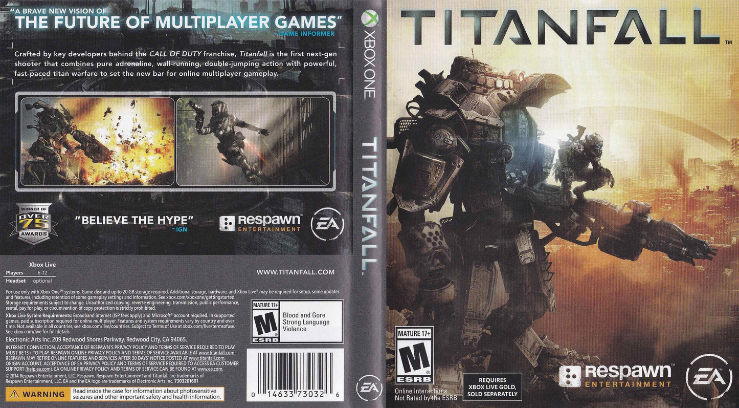 Titanfall Cover Art - WOI Solutions
