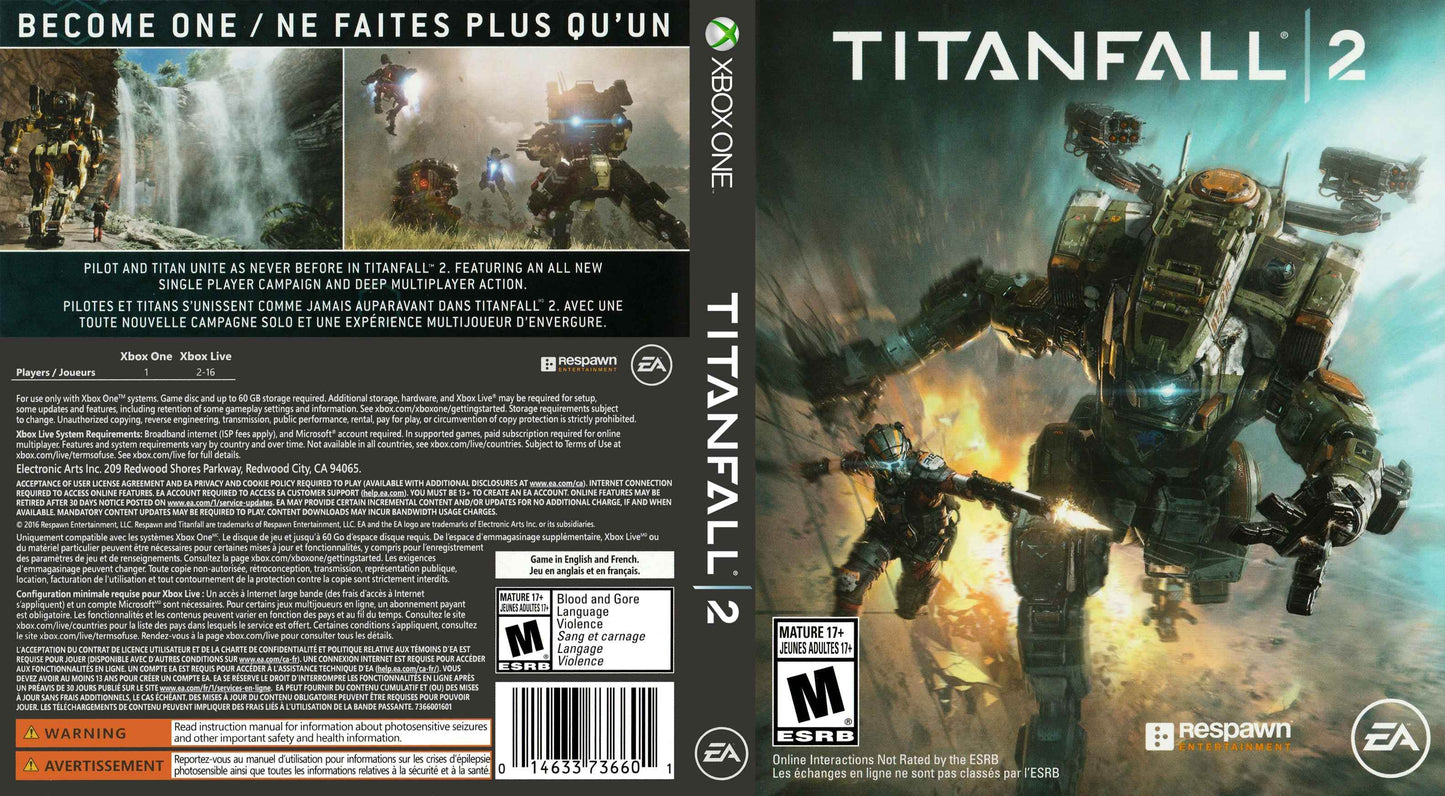 Titanfall 2 Cover Art - WOI Solutions