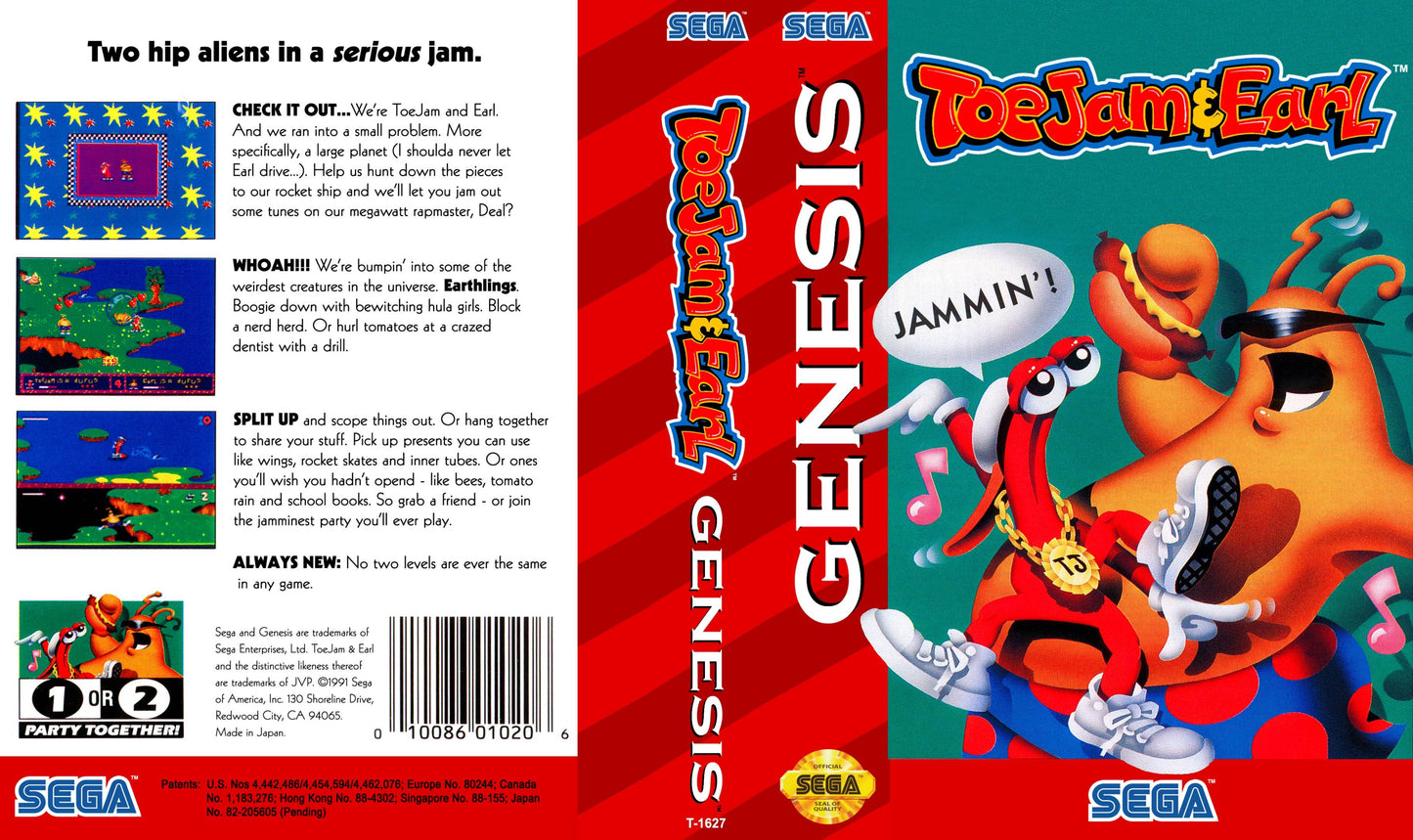 ToeJam and Earl Cover Art - WOI Solutions