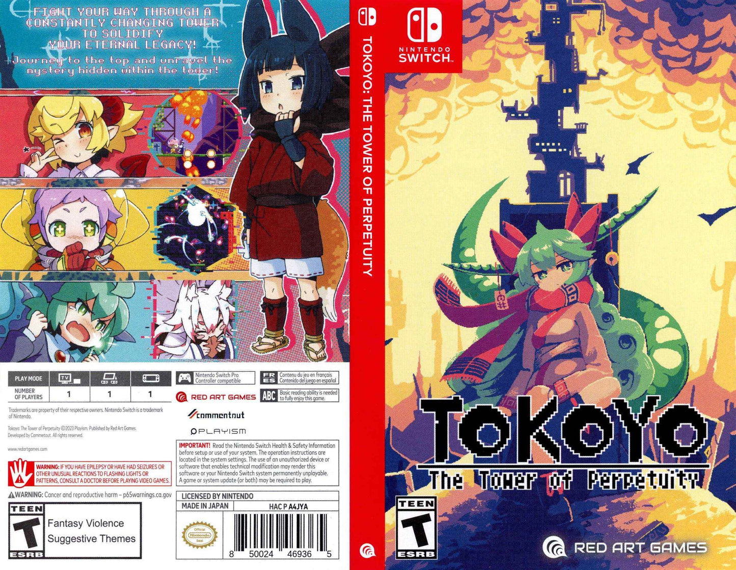 Tokoyo The Tower of Perpetuity Cover Art - WOI Solutions